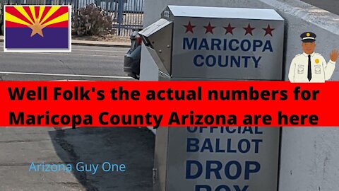 FINAL MARICOPA NUMBERS...MUCH FRAUD IN ARIZONA