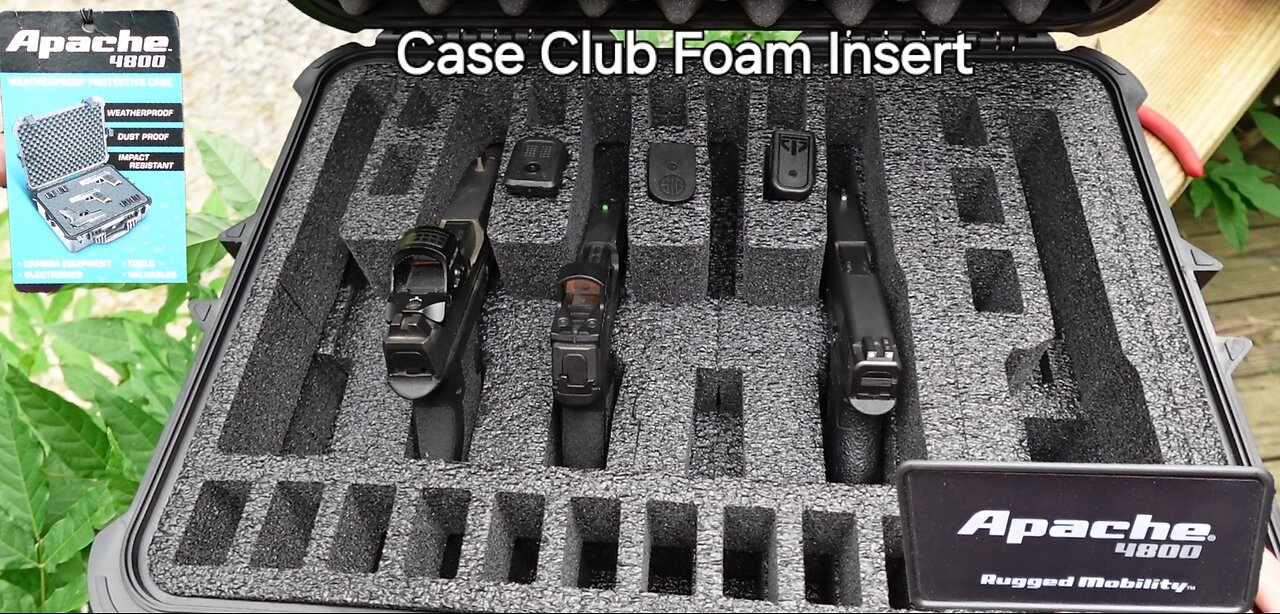 Harbor Freight Apache Pistol Case Club Foam Insert