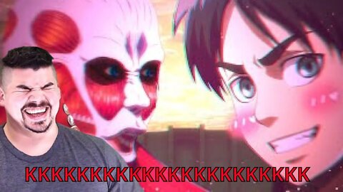 REACT YTPBR ATTACK ON TITAN SÓ QUE TODO MUNDO É SERELEPE - MELHOR DO MUNDO