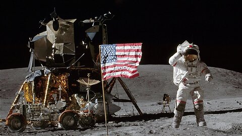 Dramatic Moon Landing Twist: Astronauts Plant Flag Amid Earth's Demolition
