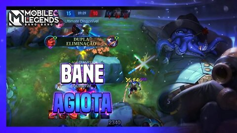 CHEGOU A SKIN AGIOTA DO BANE E FIZ 25 KILLS | MLBB