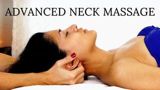 Relaxing Advanced Neck Massage, Pain & Stress relief with Tessa