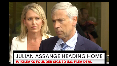 Julian Assange's lawyers speak outside US court in Saipan