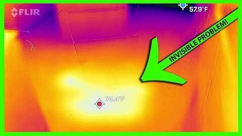How To Find a Water Leak with a FLIR ONE Pro Thermal Camera!