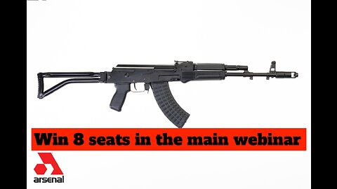 ARSENAL SAM7SF-84E 7.62X39 RIFLE MINI #3 FOR 8 SEATS IN THE MAIN WEBINAR