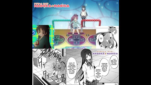 Puella Magi Madoka☆Magica - Kyoko Sakura Plays Dance Dance Revolution (Anime VS Manga Comparisions)