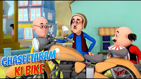 Ghasitaram की Bike किसने चलाई? | Motu Patlu | Hindi Cartoon For Kids | S08 | #spot