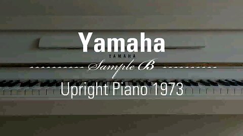 YAMAHA - Upright Piano 1973 - Sample B