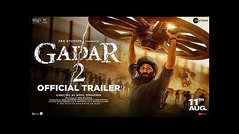 #Gadar2 Official Trailer _ 11th August _ Sunny Deol _ Ameesha Patel _ Anil Sharma _ Zee Studios