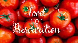 Crops In! How to preserve your food