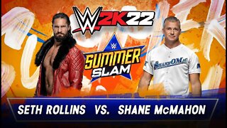 WWE 2K22: Seth Rollins Vs. Shane McMahon - PC Gameplay - GTX 1650 Super