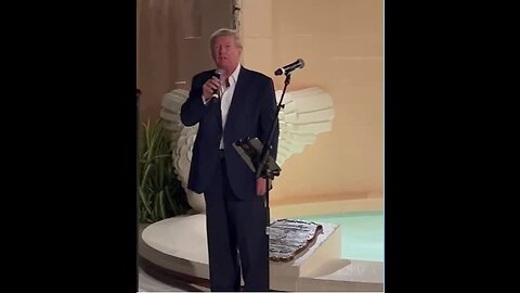 Trump makes Surprise Appearance at Fundraiser to Combat Trafficking.