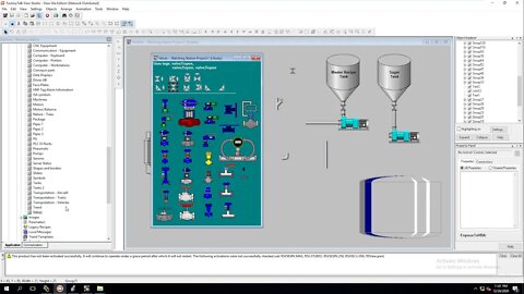 FactoryTalk View Studio Site Edition | Designing Inlet Piping The Batch Tank | Batching PLC Day 8