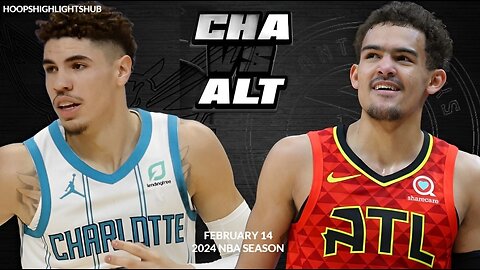 Atlanta Hawks vs Charlotte Hornets Full Game Highlights | Feb 14 | 2024 NBA Season
