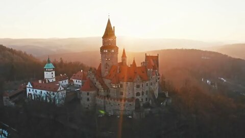 Flying Over The Czech Republic |4K Drone Footage| Relaxing Music