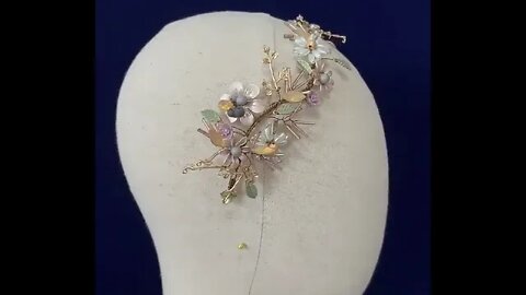 Lovely Baroque Brides Rhinestone Hairbands Bridal Barrettes Headdress Crystal Wedding Hair Accessory