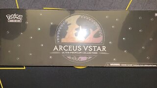 Opening a Pokemon Arceus V-Star Ultra Premium Collection Box Set!