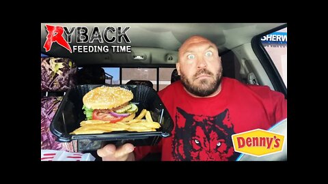 Ryback Feeding Time: Denny’s New Beyond Burger and Fries Mukbang