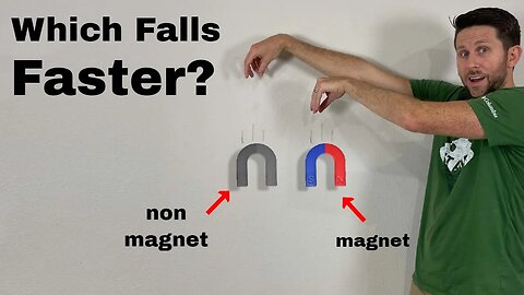 Do Magnets Fall Faster Than Non-Magnets? (Boyd Bushman Magnet Drop)