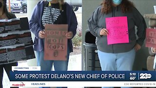 Some residents protest Delano's new chief of police