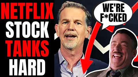 Netflix Stock TANKS 25% After They Lose 200,000 Subscribers! | DISASTER After Pushing Woke Agenda