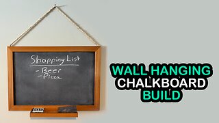 Wall Hanging Chalk Board | Build Noise