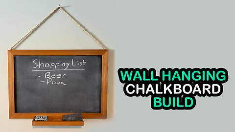 Wall Hanging Chalk Board | Build Noise