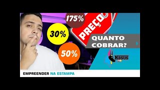 Quanto cobrar em produtos personalizados?