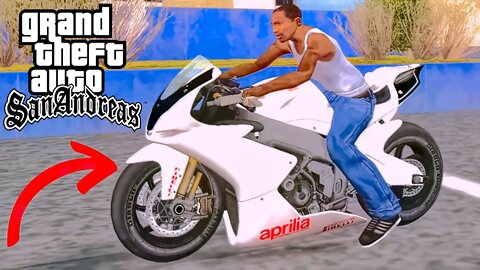 Secret Aprilia R1 Bike Location in GTA San Andreas (Cheat Code)