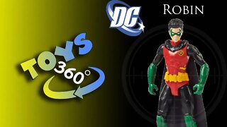 Robin DC Spin Master Sunny - Toy review action figure - video 360º #shorts