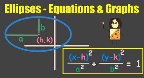 Equations of Ellipses (Standard Form) & Graphing Ellipses