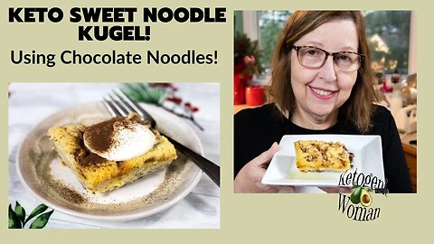 Keto Noodle Kugel | Sweet Noodle Kugel using Viral Keto Noodles! | Only 3 Total Carbs