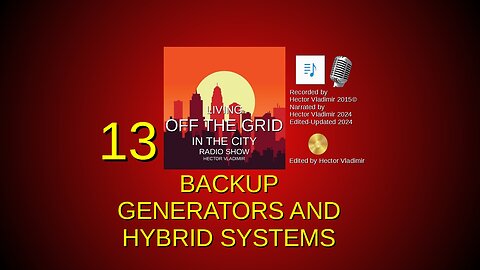 13 Backup generators and hybrid systems