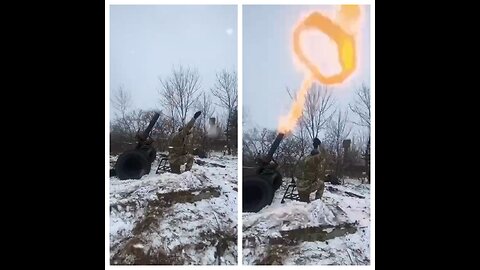 News. The Ukrainian army fire at the Russian vehicle, and the loader made a very cool gesture