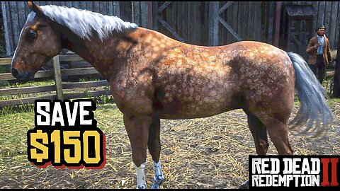 A VERY Solid Horse To Start in Chapter 2 For FREE! Save $150 : Palomino Dapple American Standardbred