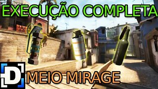 Execução TR no MEIO da MIRAGE TICK 128 - CSGO