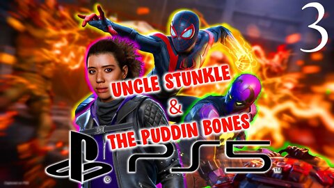 SPIDER-MAN:MILES MORALES- PS5 PLAYTHROUGH PART 3- Uncle Stunkle & The Puddin Bones