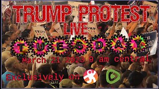 Trump Protest! Odysee Rumble Exclusive We protest his indictment online Join the Conference Call!