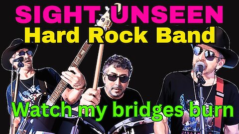 Unveiling EPIC Hard Rock hit Watch my bridges burn SIGHT UNSEEN #hardrocksongs #newrock