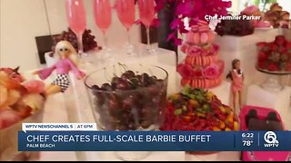 Palm Beach chef creates full-scale Barbie buffet