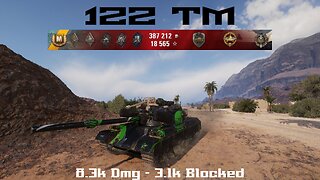 World of Tanks | 122 TM | 8.3k Dmg + 3.1k Blocked