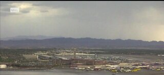 Las Vegas flights delayed due to thunderstorms