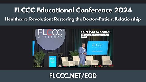 Dr. Flavio Cadegiani Speaking at FLCCC's 'Healthcare Revolution' Conference (2024)