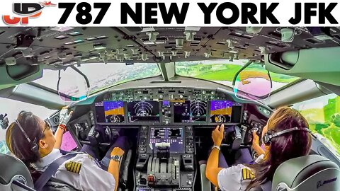 Boeing 787 landing & takeoff at New York JFK Airport | Royal Air Maroc Dreamliner