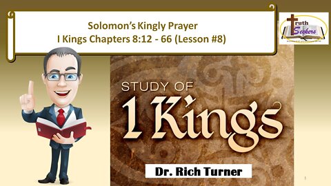 I Kings 8:12-66 (Lesson #8)