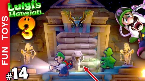 Luigi's Mansion 3 #14 - Encontramos uma PIRÂMIDE GIGANTE dentro do HOTEL e precisamos desvenda-la!😱