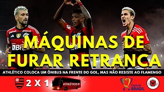 Flamengo consegue vencer a retranca Paranaense e leva vantagem para a Arena da Baixada