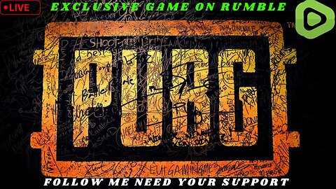 🔴 Live || Pubg Mobile 🥷🏻 || New User On Rumble || #FollowMePlease || Rumble Live