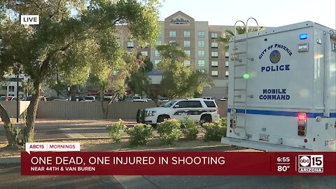 PD: Two shot at Phoenix hotel near 44th and Van Buren streets