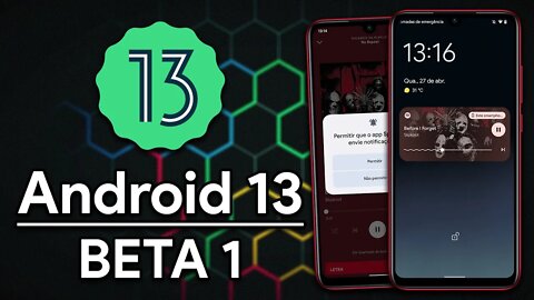 Android 13 Beta 1 | Hands-On | Poucas mudanças VISUAIS e mais mudanças estruturais de segurança!